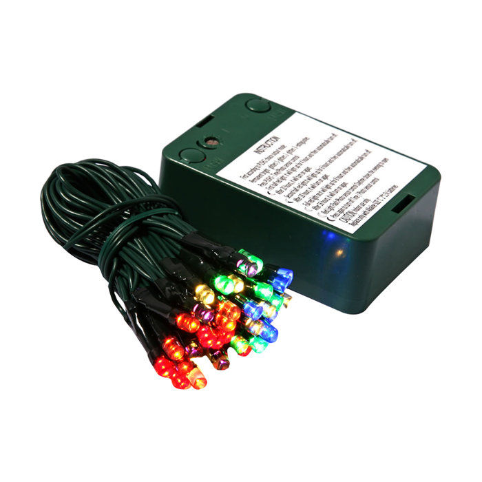 The Holiday Aisle® LED Battery Operated Wide Angle Christmas Light